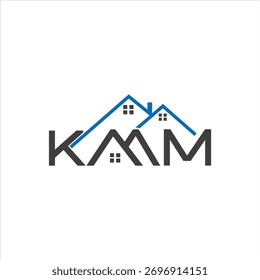 Abstrato agente imobiliário logotipo ícone de vetor design.