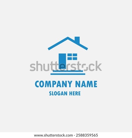 Abstract real estate agent logo icon vector design. Rent, sale of real estate vector logo, House cleaning, home security, real estate auction. Vector building logo concept.