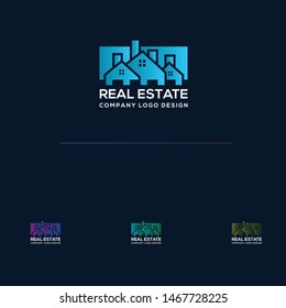 Abstract Real- Estate Company  Logo Design