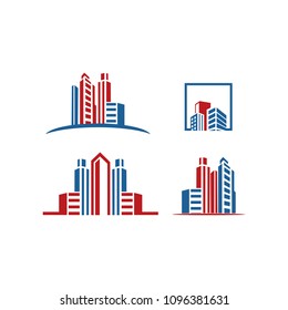 Abstract Real Estate Construction Vector Graphic 