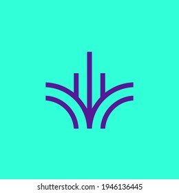 abstract real estate property logo. editable and easy to custom.