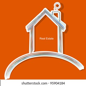 abstract real estate vector