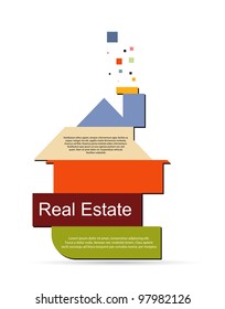 abstract real estate vector