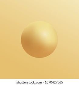 Abstract realistic 3D shapes background vector illustration