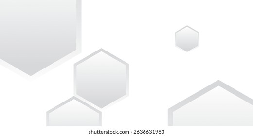 abstract realistic background with hexagon obeject