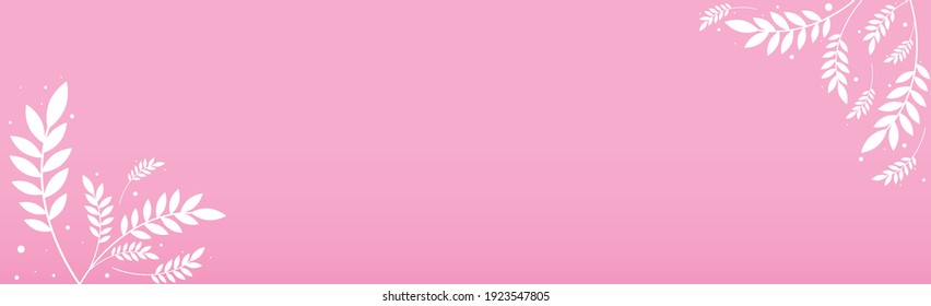 Abstract realistic background template with flowers - Vector illustration