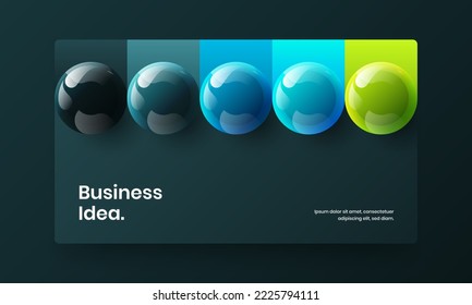 Resumen de la plantilla de bolas de mano realista. Diseño vectorial de presentación creativa.