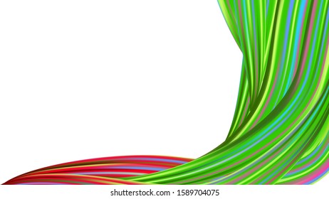 Abstract Realistic Creative Neon Pink, Blue, Violet Background. Modern Digital Pattern with Rainbow Brush Strokes. Minimal Watercolor Layout. Light Template for Cover, Poster, Banner, Greeting Card.