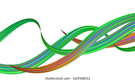 Abstract Realistic Creative Neon Pink, Blue, Violet Background. Light Template for Cover, Poster, Banner, Greeting Card. Modern Digital Pattern with Rainbow Brush Strokes. Minimal Watercolor Layout.
