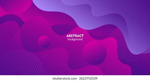 Abstract and realistic dark purple 3D wave background. Cool wave pattern background. Vector Eps10