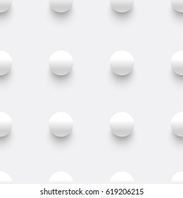 Abstract realistic spheres background, vector illustration