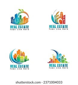 Abstract reality home logo design, key logo design, home sell, home buy, reality buy vector logo design