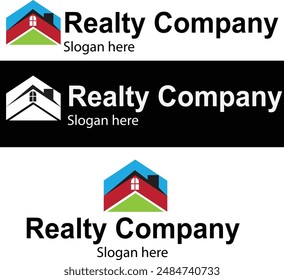 Abstract realtor logo for personal or professional use. 