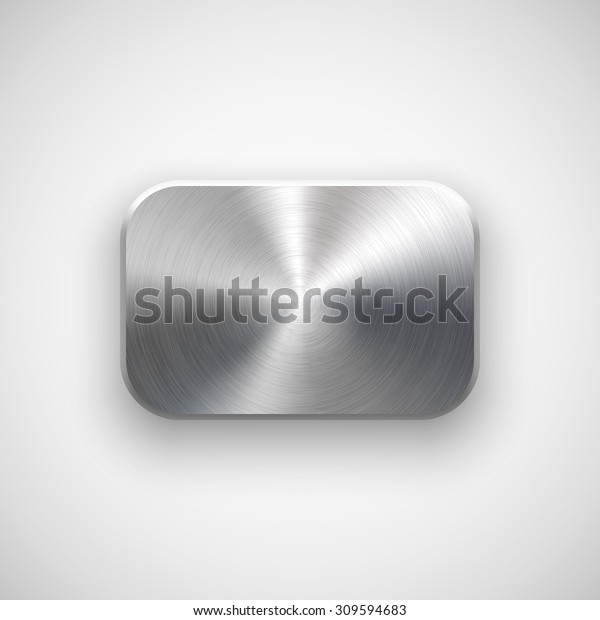 Abstract Rectangle Badge Blank Button Template Stock Vector (Royalty ...