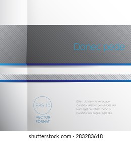 Abstract rectangle blank business background template - Vector Design Concept