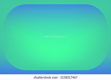 abstract rectangle with curve in gradient blue and emeral background can be use for brochure advertisement banner website template food and beverage label technology package design