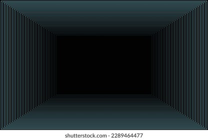 Abstract rectangle  futuristic pattern background element isolated on a dark background, vector art illustration