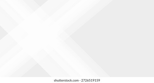Abstraktes Rechteck geometrischen modernen weißen und grauen Hintergrund. Kreatives, modernes und einfaches Design für digitale Unternehmen. Glatte Farbe. Vektorgrafik