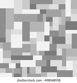 Abstract rectangles, icon rectangles, texture, ornament, background. Flat design, vector.