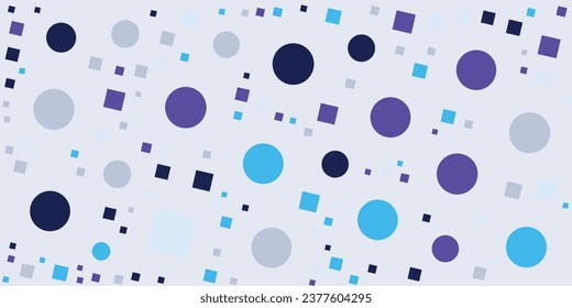 Abstract rectangular background and circle pattern