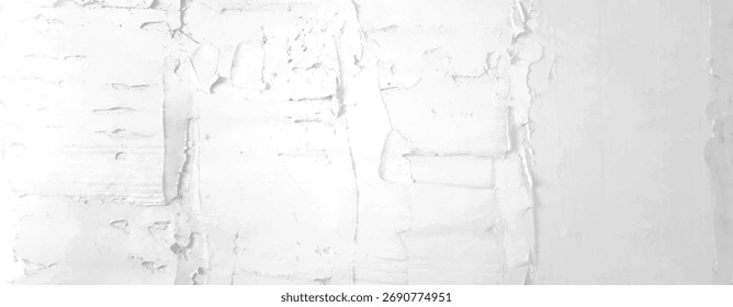 Abstract rectangular banner in shades of gray with a rough stone texture. Monochrome minimalist art. 