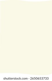 Abstract rectangular cream frame with wavy bottom line, perfect for minimalist posters, product packaging, digital scrapbooking, or creative journaling pages.