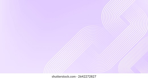 Abstract rectangular lines on pastel purple background. Modern geometric lines design.