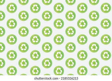 Abstract recycling pattern design and background art