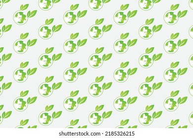 Diseño de patrones de reciclaje abstracto y arte de fondo