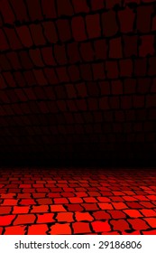 Abstract Red