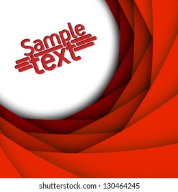 Abstract red 3d background