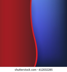 abstract red andblue color background ,vector illustration
