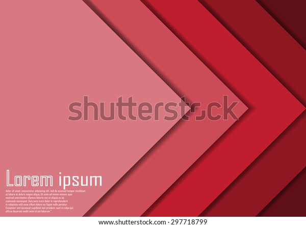 Abstract red arrow line certificate abstract\
background. Eps 10. Vector\
illustration