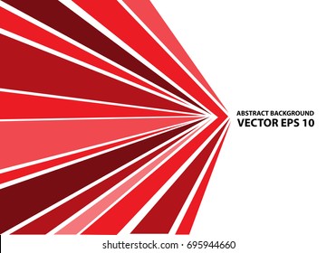 Abstract red arrow speed line on white design modern creative background vector illustration.