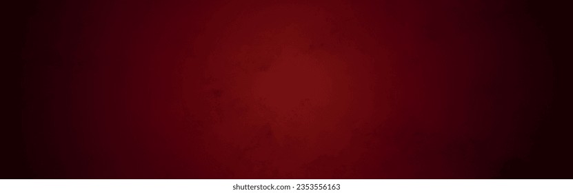 abstrakter roter Hintergrund, Vektorhintergrund. roter Hintergrund mit hellem Mittellicht und schwarzer Vignettenrahmen mit Vintage-Grunge-Struktur