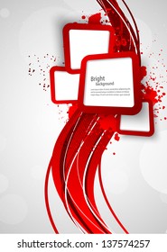 Abstract red background