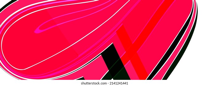 Abstract red background. Red Banner design