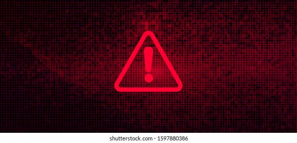 Abstract Red Background with Binary Code. Malware, or Hack Attack Concept