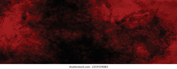 abstract red background with black grunge background texture in modern art design layout, Dark Red horror scary background. Dark grunge red texture concrete. Dark grunge red concrete.