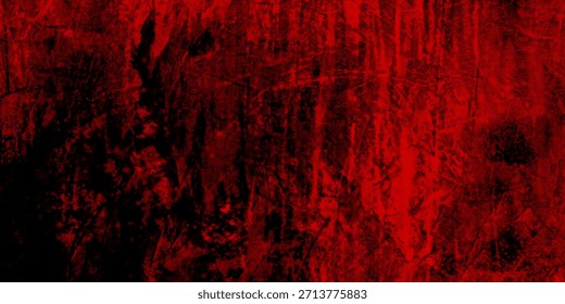 Fondo rojo abstracto con textura de fondo negro grunge