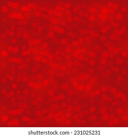 Abstract red background with bokeh