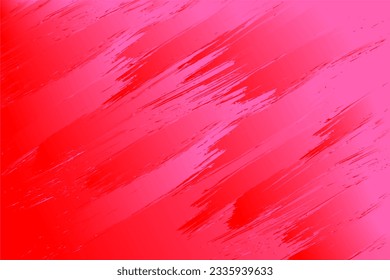 Abstract red background with brush stroke style. Template illustration with scratch and texture effect.  