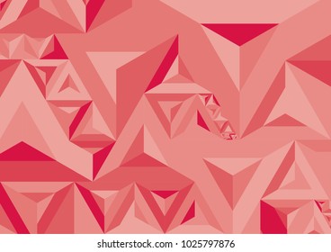 Abstract Red background , background can used for wallpaper or design , Hot tone , vector.
