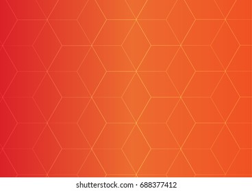 Abstract Red background , background can used for wallpaper or design , Hot tone , vector.
