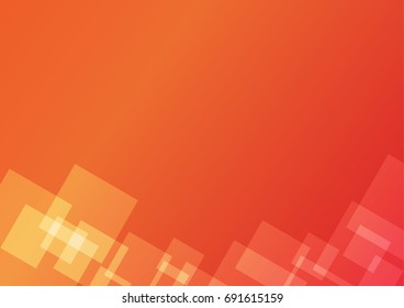 Abstract Red background , background can used for wallpaper or design , Hot tone , vector.
