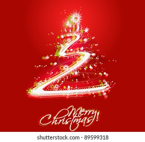 abstract red background for Christmas poster design for text project used.