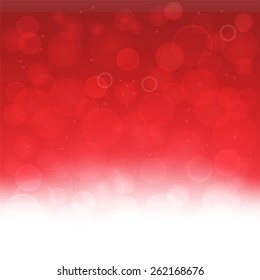 Abstract red background with circles
