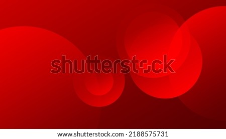 Abstract red background with red circles
