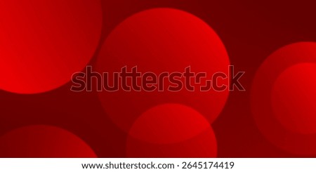 Abstract red background with red circles
