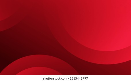 Fundo vermelho abstrato com círculos.  Aplicável para cartão-presente, Cartaz no modelo de cartaz de parede, EPS 10